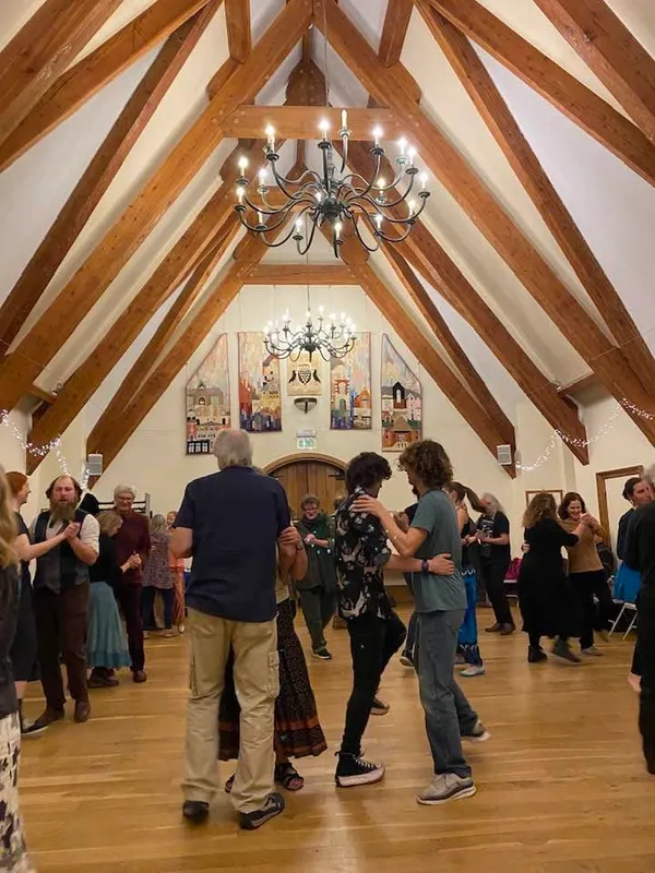 Some people dancing